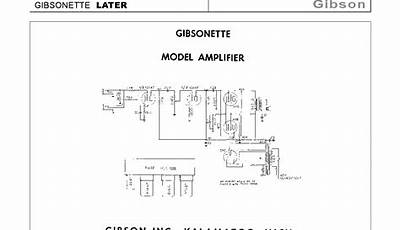 Gibson Ga 8 Gibsonette Schematic