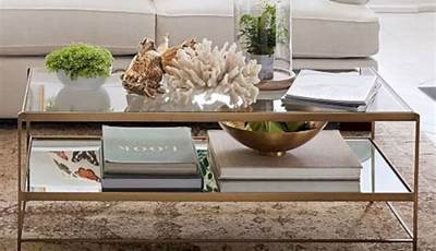 Glass Coffee Table Styling Ideas Decor