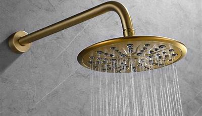 Gold Shower Head Bathroom Ideas
