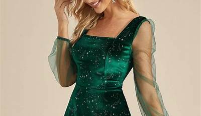 Green Hoco Dress Velvet
