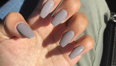 Grey Fall Nail Color