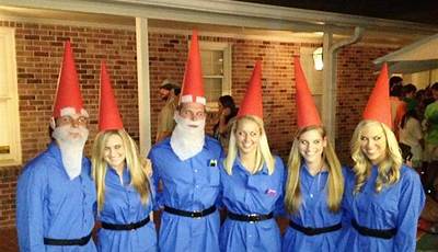 Group Halloween Costumes Gnomes