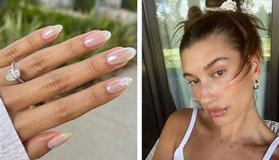 Hailey Bieber Nails French Tips
