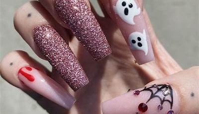Halloween Nails Girly