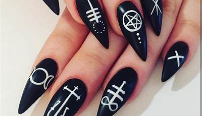 Halloween Nails Pointy
