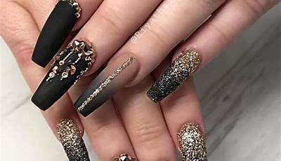 Halloween Nails With Bling