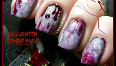 Halloween Nails Zombie