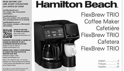 Hamilton Beach Flex Brew Manual