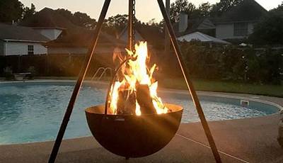Hanging Fire Pit Bowl