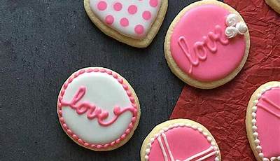 Happy Valentine Sugar Cookies