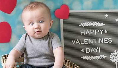 Happy Valentines Day Baby Photoshoot