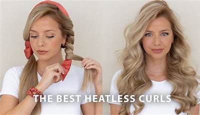 3-Ribbon Lei Tutorial: Heatless Curls That Last