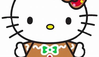 Hello Kitty Christmas Gingerbread Wallpaper
