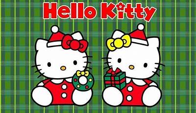 Hello Kitty Christmas Wallpaper 4K