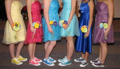 Hoco Dress And Converse