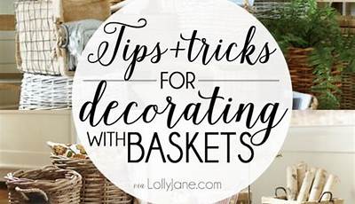 Home Decor Basket Ideas