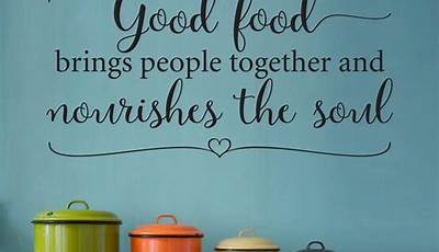 Home Decor Food Quotes