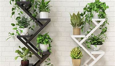 Home Decor Indoor Plant Shelf