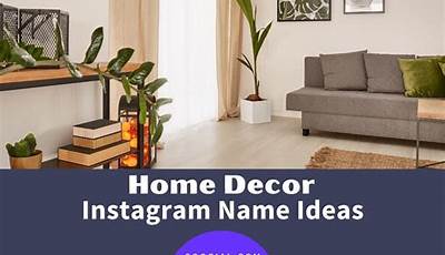 Home Decor Pages Name