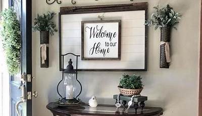 Home Entrance Wall Decor Ideas