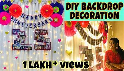 Homemade Anniversary Decoration Ideas At Home