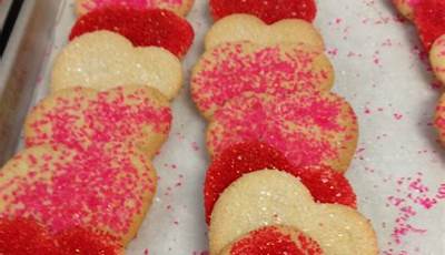 Homemade Valentine Sugar Cookies