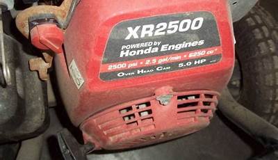 Honda Exha2425 Pressure Washer Manual