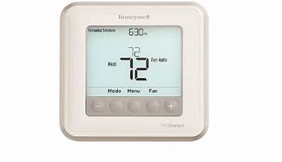 Honeywell Home T6 Pro Programmable Thermostat Manual