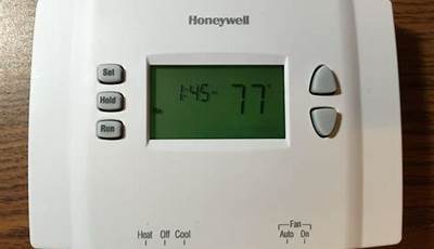 Honeywell T-4 Thermostat Manual