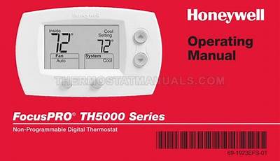 Honeywell Th5320U1001 Installation Manual