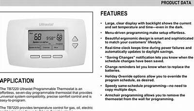 Honeywell Thermostat Owners Manual