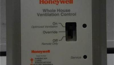 Honeywell Whole House Ventilation Control Manual