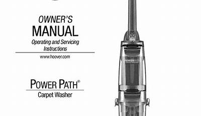 Hoover Powerdash Go Manual