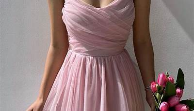 Hot Pink Hoco Dress Unique