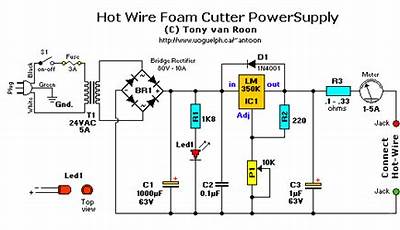 Hot Wire Cutter Circuit Diagram