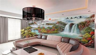 House Decoration 3D Wall Painting