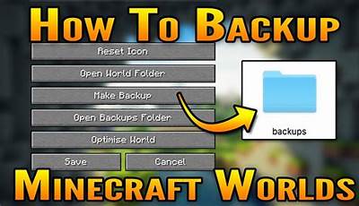 How To Back Up Minecraft Worlds