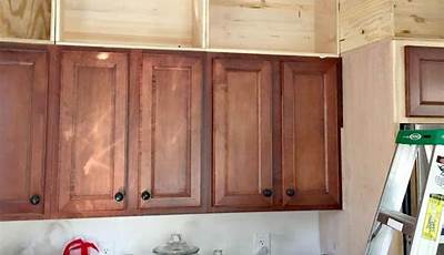 How To Build Cabinets Above Kitchen Cabinets