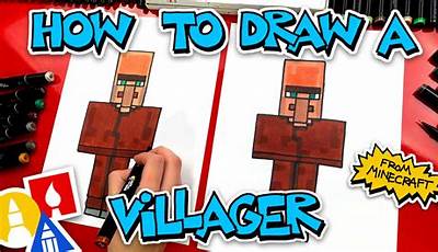 How To Draw A Minecraft Villager