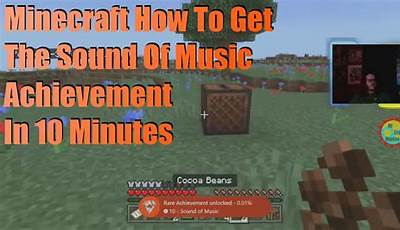 How To Get Sound Of Music Achievement In Minecraft