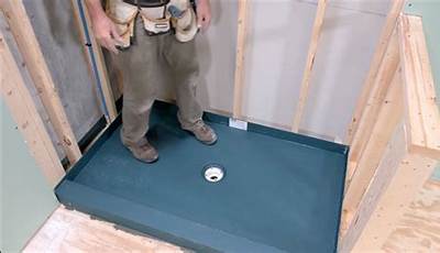 How To Install A New Shower Pan