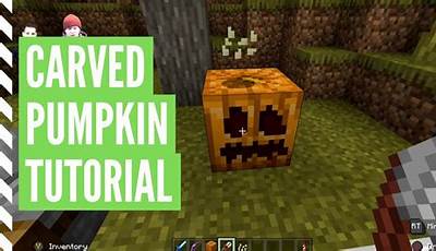 How To Make Carved Pumpkins Minecraft