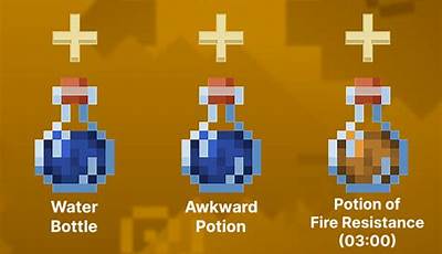 How To Make Fire Resistance Potions In Minecraft