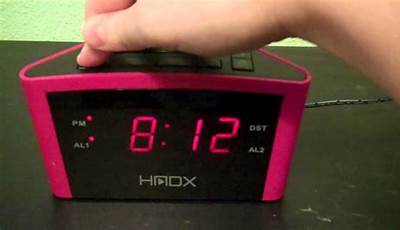How To Set Alarm Clock Manual