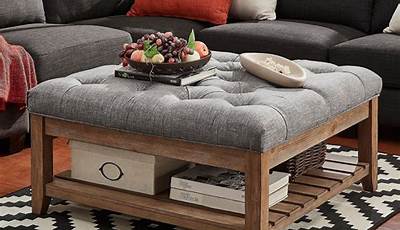 How To Use An Ottoman As A Coffee Table