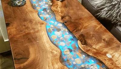 How To Use Epoxy Resin On Wood Coffee Tables