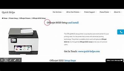 Hp Officejet Pro 8020 Manual
