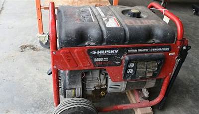Husky 5000 Watt Generator Subaru Engine Manual