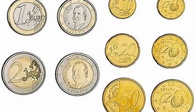 Imagen Euros Monedas Color Imprimir