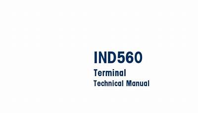 Ind560 Technical Manual